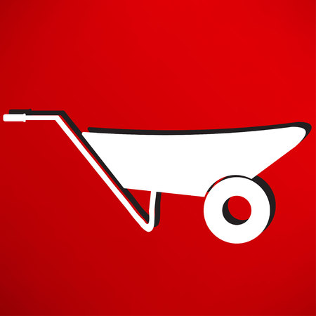 handcart iconのイラスト素材