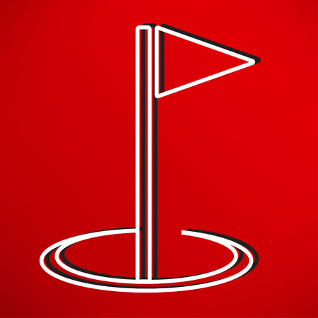 Golf iconのイラスト素材