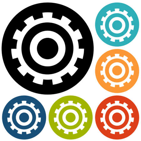 gears isolated object , technical, mechanical illustrationのイラスト素材