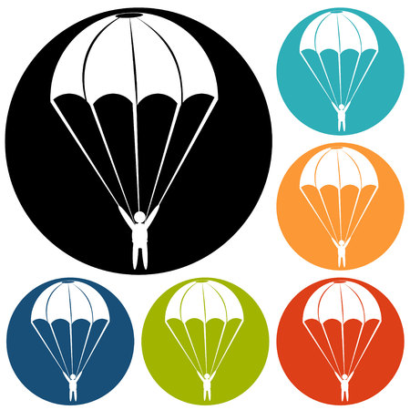 Parachute Iconのイラスト素材