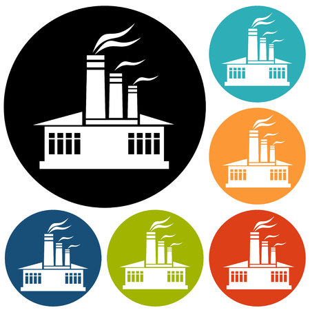 Factory iconのイラスト素材
