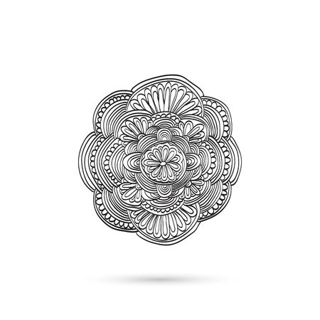 vector ornament In flower styleのイラスト素材