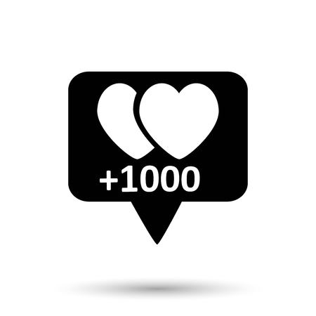 vector icon likeのイラスト素材