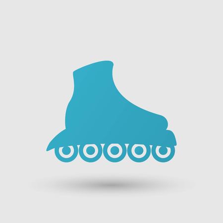 The roller skate icon. Skates symbolのイラスト素材