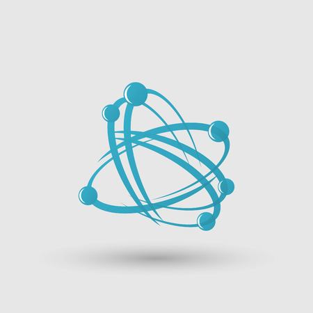 Molecule Iconのイラスト素材