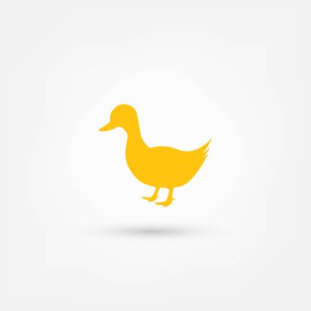 Duck iconのイラスト素材