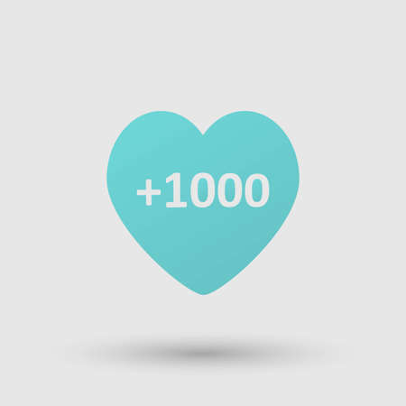 Heart symbol speech bubble iconのイラスト素材