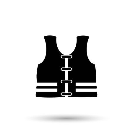 Safety vest iconのイラスト素材