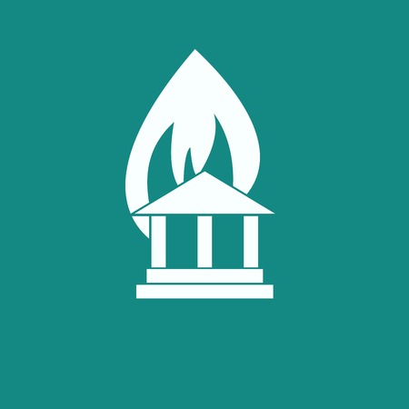 fire warningのイラスト素材