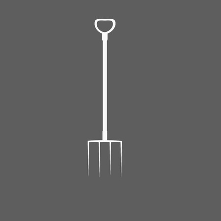 Pitchfork icon. Pitchfork icon vector. Pitchfork icon simple. Pitchfork icon appのイラスト素材