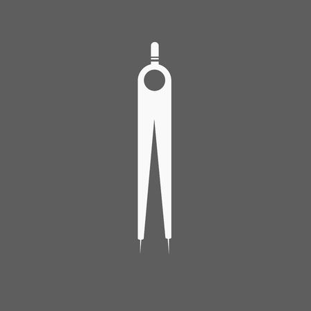 compass, dividers iconのイラスト素材