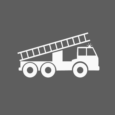 Fire truck iconのイラスト素材