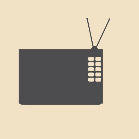 tv iconのイラスト素材