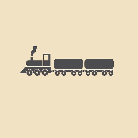 locomotive iconのイラスト素材