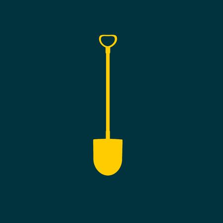 garden spade iconのイラスト素材