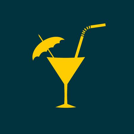 cocktail iconのイラスト素材