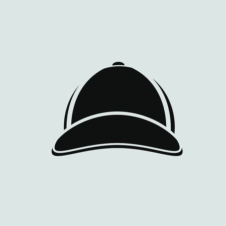 baseball cap iconのイラスト素材