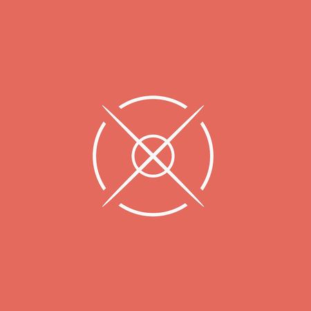 Aim iconのイラスト素材