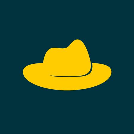 cowboy hat iconのイラスト素材