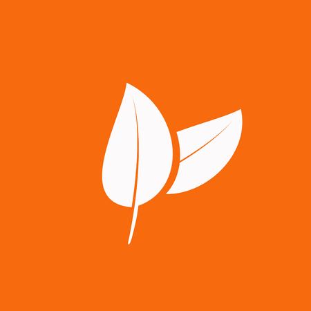 leaf vector iconのイラスト素材