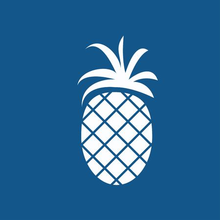 Pineapple tropical fruitのイラスト素材