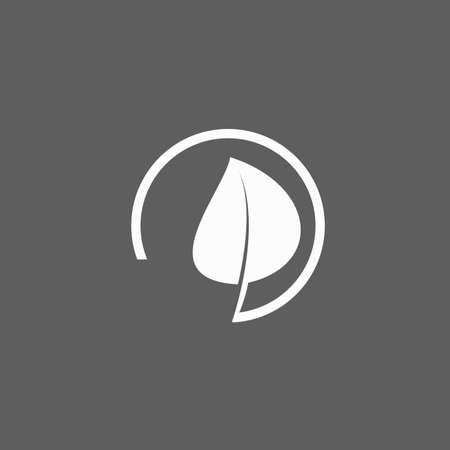 leaf vector iconのイラスト素材