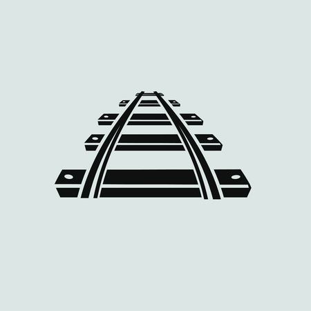 Railroad iconのイラスト素材