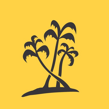 palm iconのイラスト素材