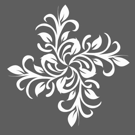 ornament In flower styleのイラスト素材