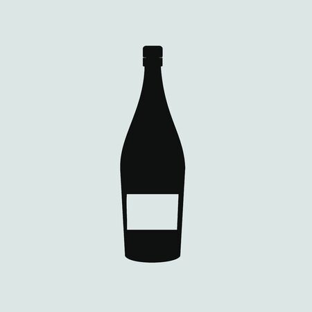 alcohol bottle iconのイラスト素材