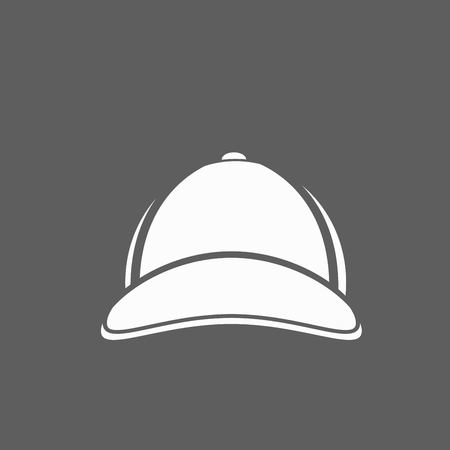 baseball cap iconのイラスト素材