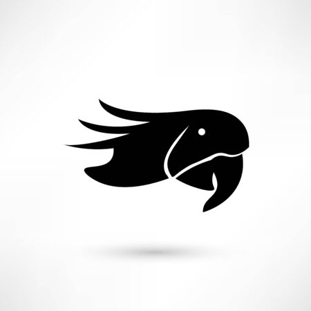 Parrot iconのイラスト素材