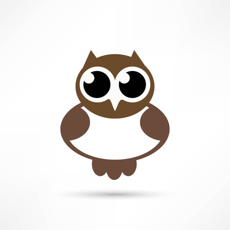 Owl iconのイラスト素材