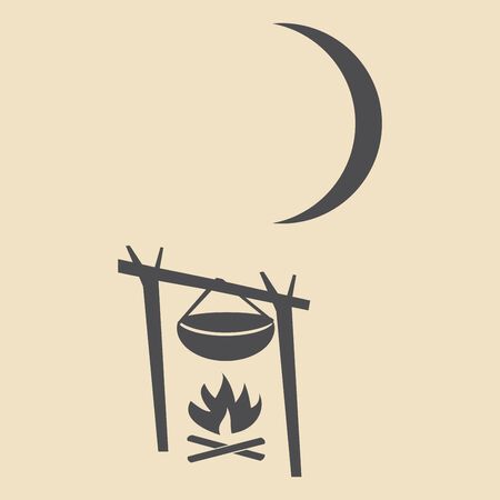 Fire Icon.のイラスト素材