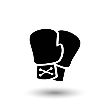 Boxing Glove Single Iconのイラスト素材