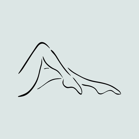 contour silhouette of woman for fitness dietのイラスト素材