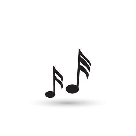 Vector music Icon. vector illustration.のイラスト素材