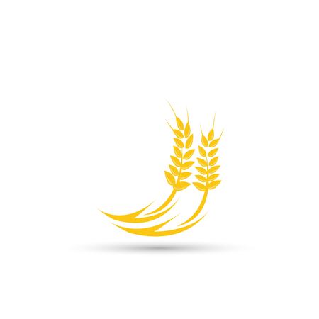 Ears of Wheat icon. vector illustration.のイラスト素材