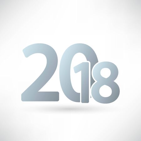 2018 Happy New Year or Christmas Background creative greeting card designのイラスト素材