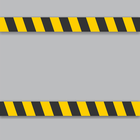 industrial danger lines on white backgroundのイラスト素材