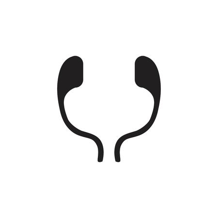Headphones Icon vector illustration.のイラスト素材