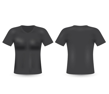 Blank t shirt template.のイラスト素材