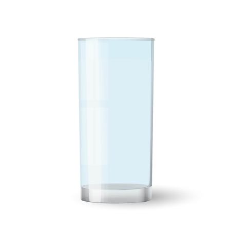 Empty glass isolated vectorのイラスト素材