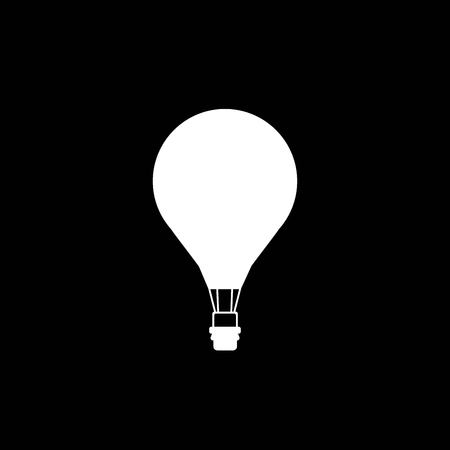 Hot air balloon iconのイラスト素材