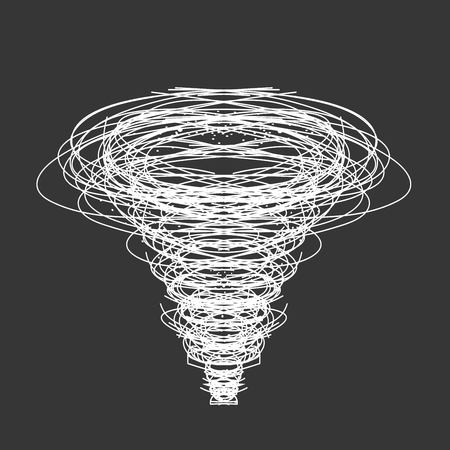 Tornado Icon Vector Illustrationのイラスト素材