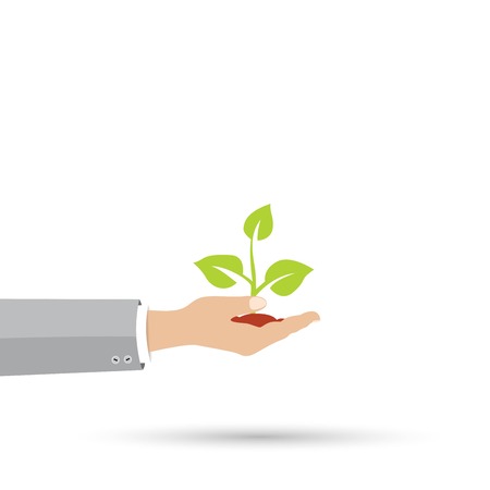 Growth concept vector iconのイラスト素材