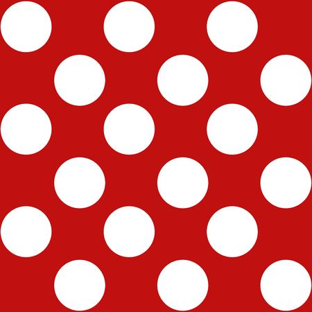 Polka dot seamless retro patternのイラスト素材