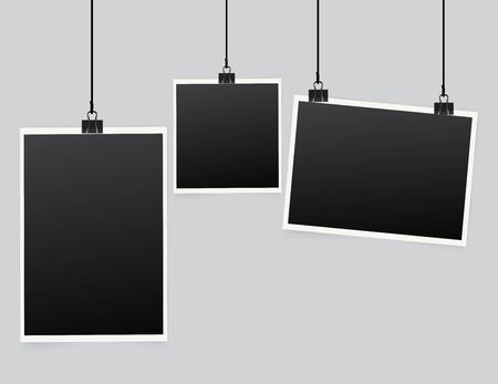 Vector paper frame, isolated on light background.のイラスト素材