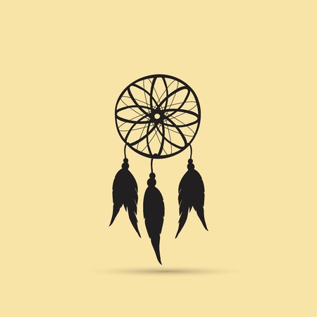 Native American Indian Dream catcher vector illustration.のイラスト素材