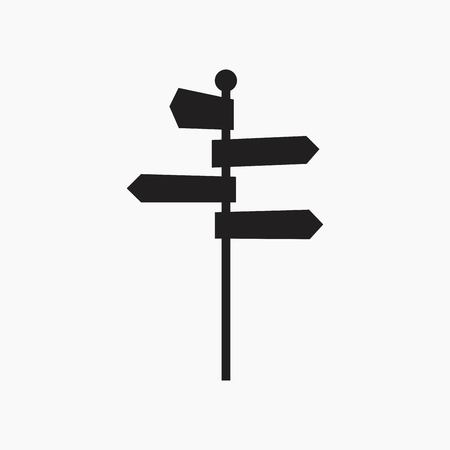 signpost vector iconのイラスト素材